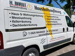 Transporter Haushaltsauflösung Rhein-Neckar Kreis Barut